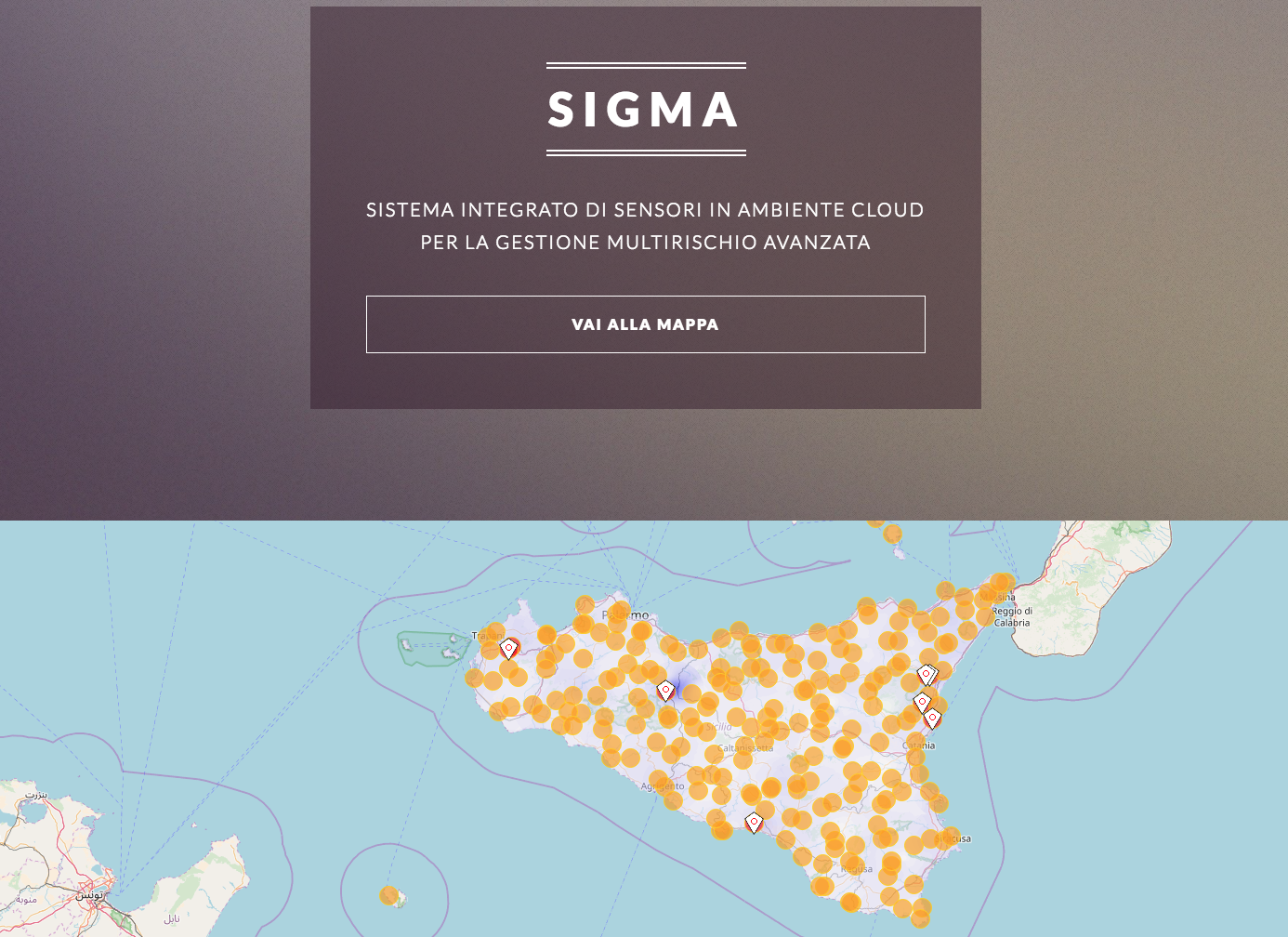 PON Sigma. Sistema Integrato Di Sensori In Ambiente Cloud Per La Gestione Multirischio Avanzata