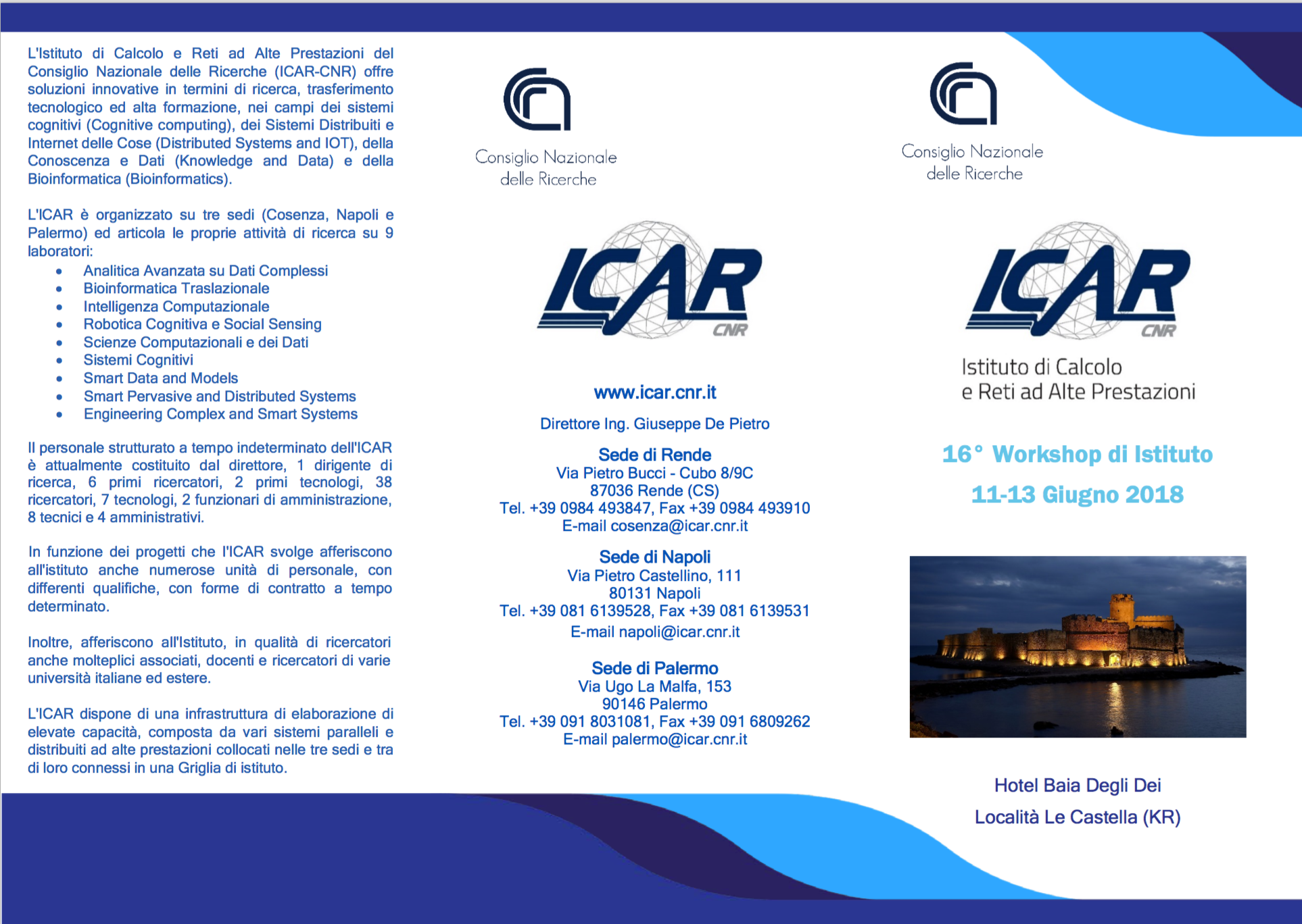 XVI WORKSHOP ICAR